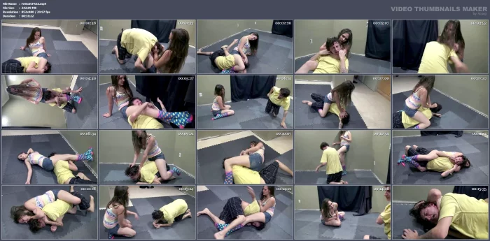 Smiley Slaps Him Down Clear - REALITY GIRLS SCISSORS - MP4