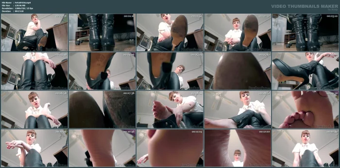 Office Foot Slave - FEMMEFATALEFILMS - MP4