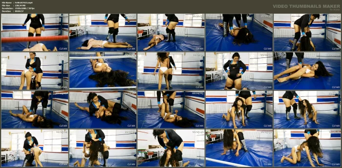 Dama Vs Shaina - Brutal Wedgies Devastating Piledrivers - CANDY WRESTLER PRODUCTION - MP4