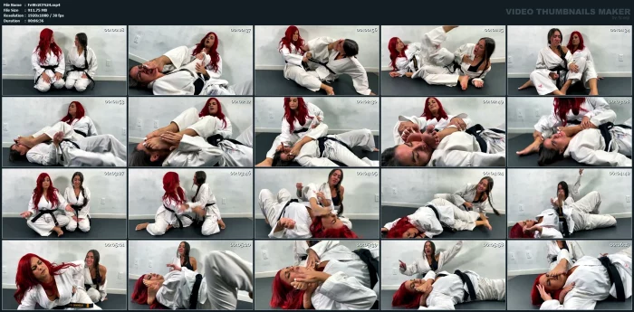 Foot Jitsu Destruction 1 - FOOT MODE GIRL FIGHTS - MP4