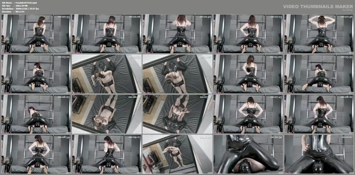Facesitting In Latex Leggings - Kiro Queen - FEMDOM ADVENTURES - MP4