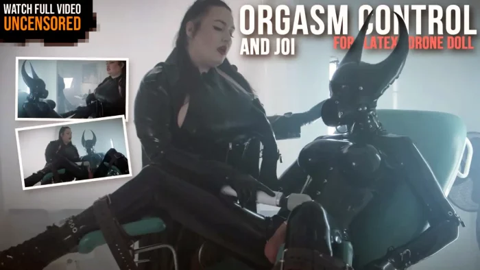 Joi And Orgasm Control For Latex Drone Doll - Mistress Karino - FEMDOM ADVENTURES - MP4