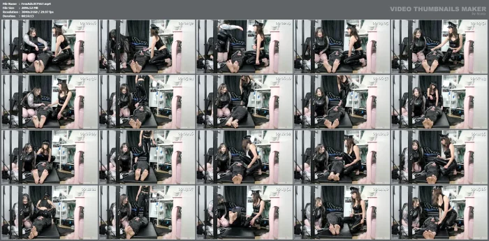 Severe Cbt Electro Punishment For Mummificated Slave - Lady Herodia, Mistress Karino - FEMDOM ADVENTURES - MP4