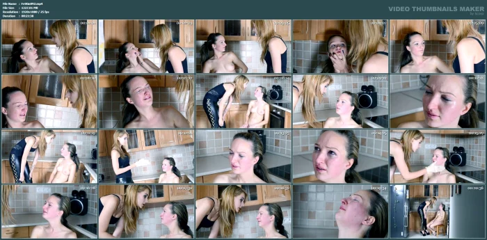 Faceslapping - By Domina Jaqueline Ray And Her Slave Melania - FETISHKING / MFVIDEOBRAZIL - MP4