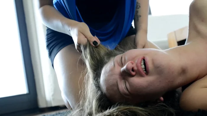 Hairpulling Girls - By Jaqueline Ray And Slave Melania - FETISHKING / MFVIDEOBRAZIL - MP4