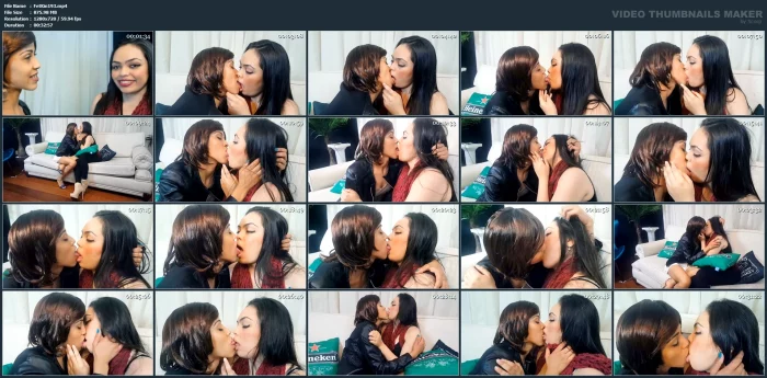 Hot Kisses By Cacau And Bianca - FETISHKING / MFVIDEOBRAZIL - MP4