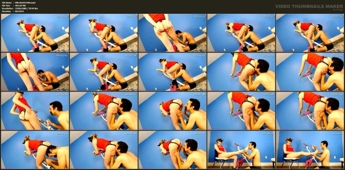 Nasty Farts On The Human Bike Part 4 Bossy Leah - FILTH FETISH STUDIOS - MP4