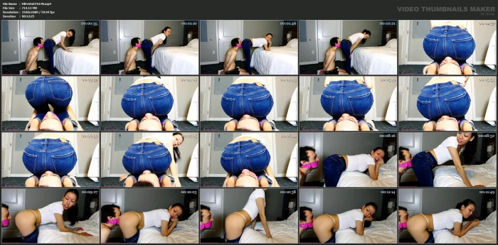 Worship My Gassy Denim Booty - Miss Mia - FILTH FETISH STUDIOS - MP4