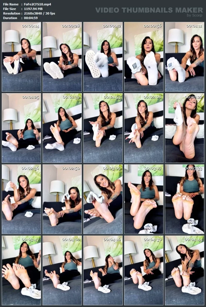 Sashas Sweaty Gym Feet - FOXXX STUDIOS - MP4