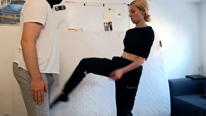 18 Year Old Girl Hates My Balls - GERMAN BALLS BUSTED - MP4