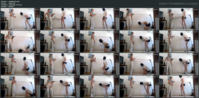 Barefoot Kicks - GERMAN BALLS BUSTED - MP4