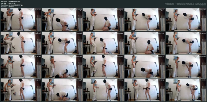 Harte Tritte Von Ihr In Eier - GERMAN BALLS BUSTED - MP4