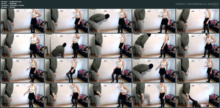 Hot Girl Tests Ballbusting - GERMAN BALLS BUSTED - MP4