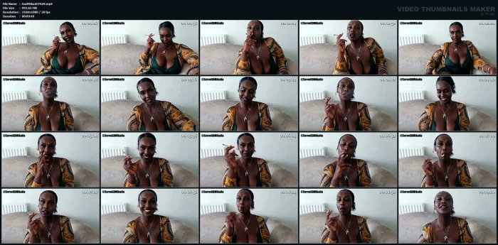 Slow Seductive Smoking - GODDESS MIKAILA / GDMIKAILA - MP4