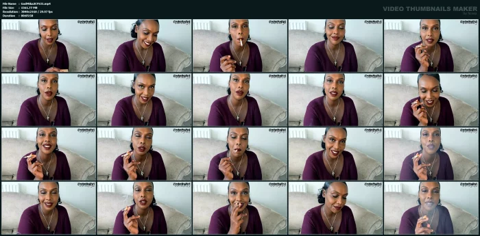 Smoking Submission With Goddess Mikaila - GODDESS MIKAILA / GDMIKAILA - MP4