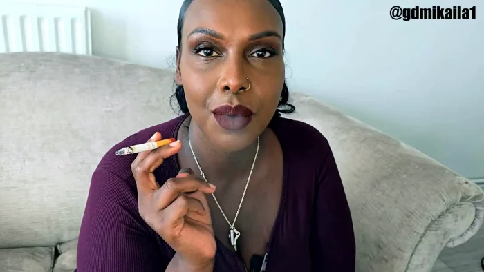 Smoking Submission With Goddess Mikaila - GODDESS MIKAILA / GDMIKAILA - MP4