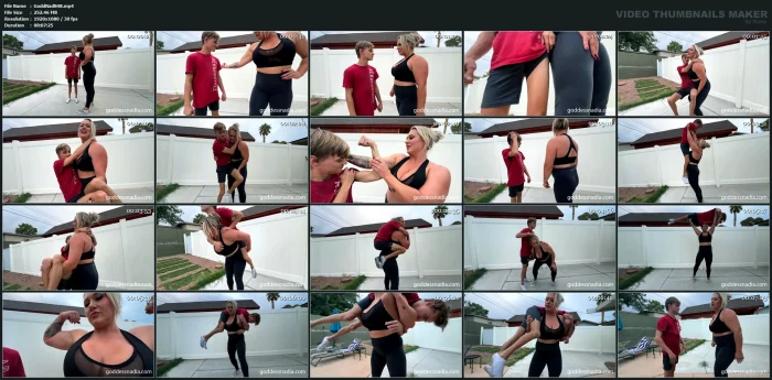 Over The Top Lift And Carry - GODDESSNADIA - MP4