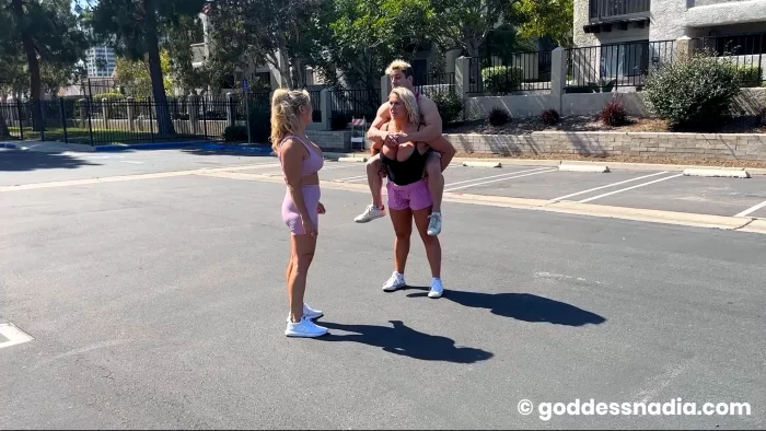 Sydney Thunder - Nadia And Sydney To The Rescue - Lift And Carry - GODDESSNADIA - MP4