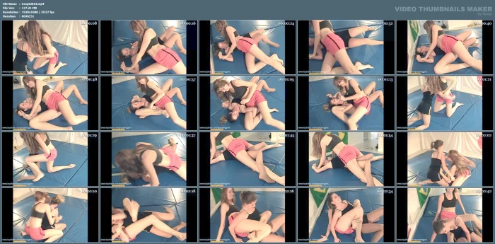 6'3' Whisky Takes On Previously Undefeated 5'4' Jaime - GRAPPLINGGIRLS - MP4