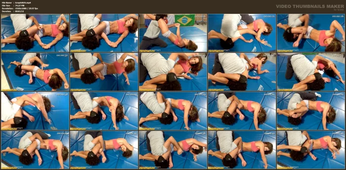 Athletic Super Sherry Toys With Her Male Opponent - GRAPPLINGGIRLS - MP4