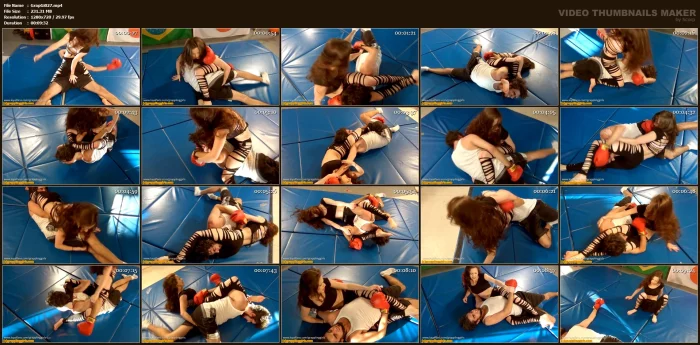 Ballbuster - Luna I's A Petite Wrestle - GRAPPLINGGIRLS - MP4