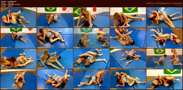 Bosco Vs The Hottie - GRAPPLINGGIRLS - MP4