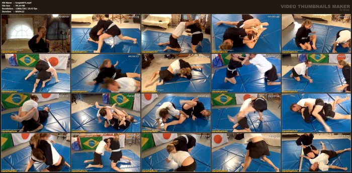 Loud Mouth Guy Comes In Trying To Submit Tough Girl Sonja But She Had Other Plans - GRAPPLINGGIRLS - MP4