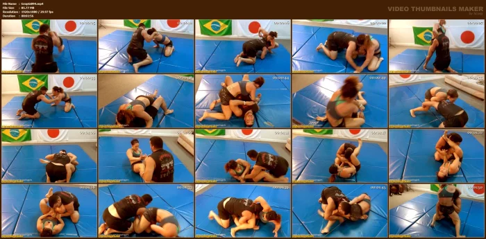 Roxanna I's A Powerful And Competitive Bjj - Mma Competitor - GRAPPLINGGIRLS - MP4