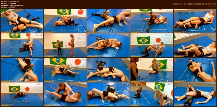 Tall Vs Short - GRAPPLINGGIRLS - MP4