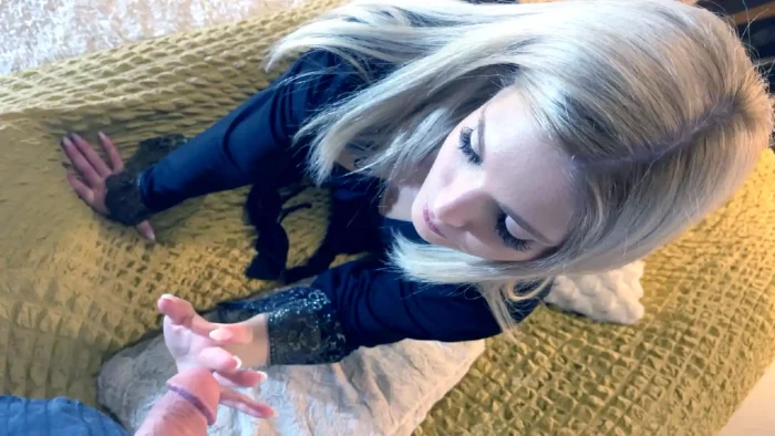 Hot New Petite Wife In Black Stockings And A Nightie Gown Double Cumshot With Extra Pleasure Points To Activate And Enjoy - Lineer Series - Candee - IGNORINGHANDJOBS - MP4