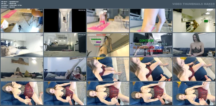Leaving Him While Ruined Orgasm Lasts And Sperm Drops From The Tip Of The Cock - Lineer - Mia With Backstage Extras Special - IGNORINGHANDJOBS - MP4