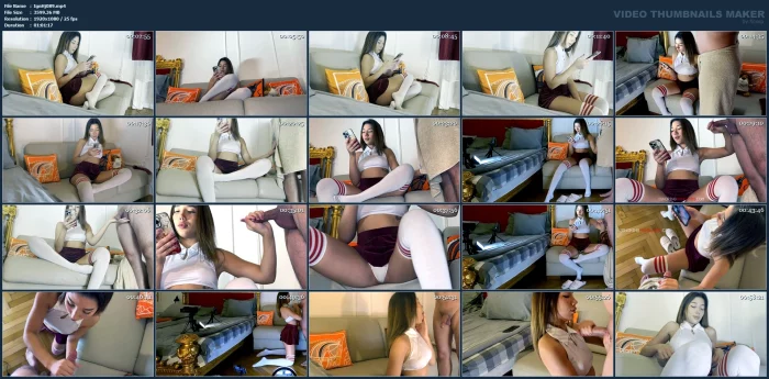 Overknee Socks And Short Miniskirts With Those Beautiful Eyes Will Be Our Demise - 1 Hour 1 Minutes 17 Seconds - Laila - IGNORINGHANDJOBS - MP4