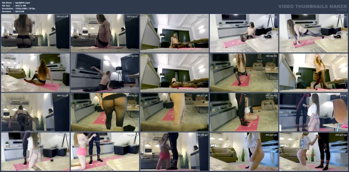 Pantyhose Yoga, No Panties Modified Shorts And When There I's A "Dickie Chan" Ninja Around - 45 Minutes, As Always Original, Exclusive, All Homemade Organic Stuff With Plenty Of Surprises And Twists To Not Miss! - Mia Part - IGNORINGHANDJOBS - MP4