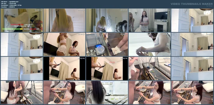 Precum Challenge - Level 1 - Matty And Luna's Introduction Scene - IGNORINGHANDJOBS - MP4