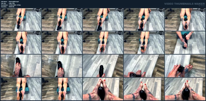 Blow Your Load Like This Was Your Cock My Feet Are Stroking - KANDY LEGS - MP4