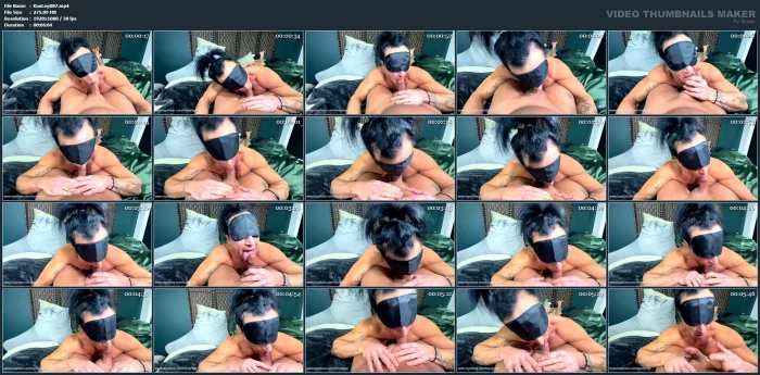 Mommy's Sucking Cock Blindfolded - KANDY LEGS - MP4