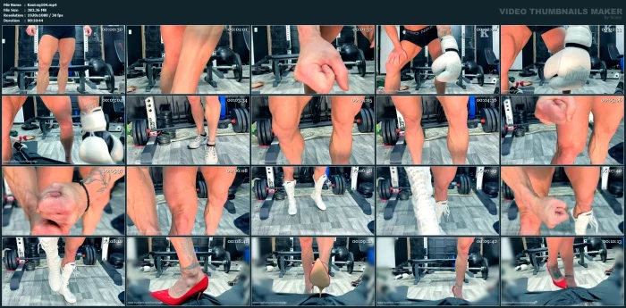 Pathetic Little Man - Kandy's POV CBT Destruction - KANDY LEGS - MP4
