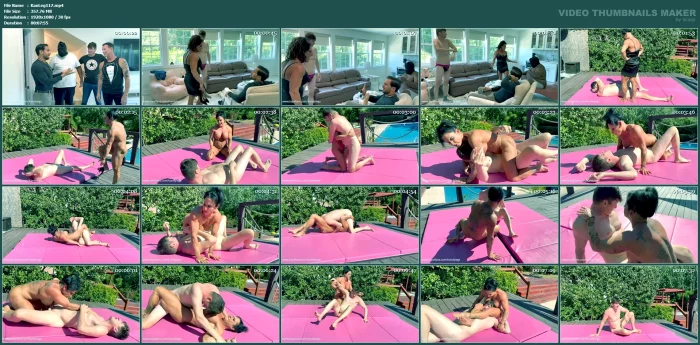 The Hangover Kandy Edition Part 2 - Sex Wrestle Vs Hanz Vanderkill - KANDY LEGS - MP4