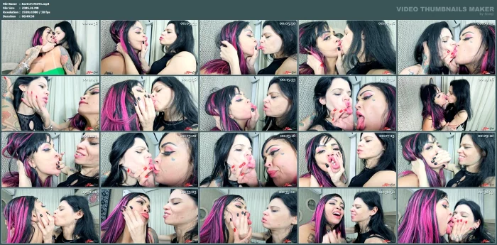Passionate Long Kisses - KARINA CRUEL FETISH VIDEOS - MP4