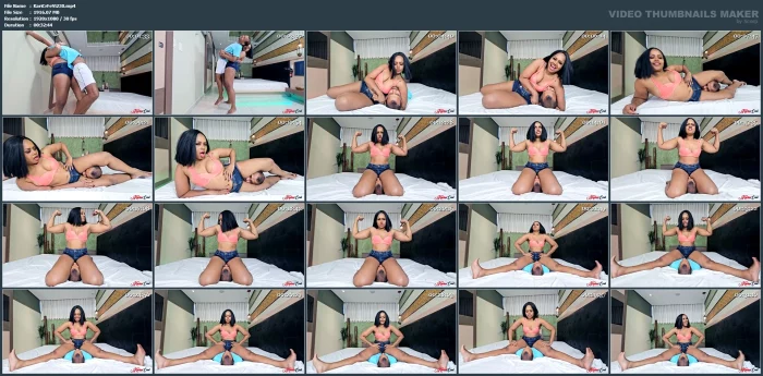 Slave Man Squeezed Between My Legs - KARINA CRUEL FETISH VIDEOS - MP4