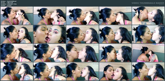 The Feeling Of A Horny Kiss - KARINA CRUEL FETISH VIDEOS - MP4