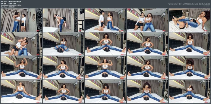 Veronica And Priscilinha - Big Vs Small Girl Domination - KARINA CRUEL FETISH VIDEOS - MP4