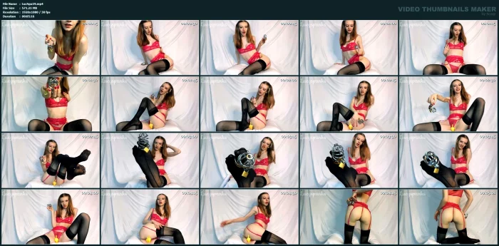 Caged For Valentine's Day - LUCY SPANKS - MP4