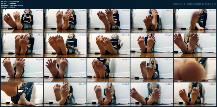 Clean My Dirty Feet - LUCY SPANKS - MP4