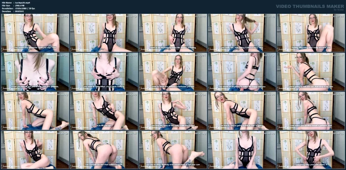 Cum Eating Beta Lesson - LUCY SPANKS - MP4