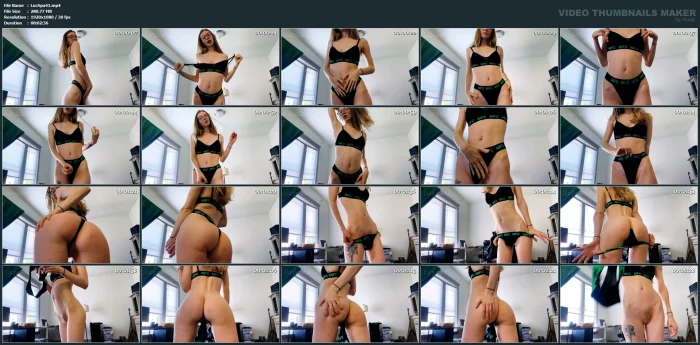 Loser Safe JOI Thong Tease - LUCY SPANKS - MP4