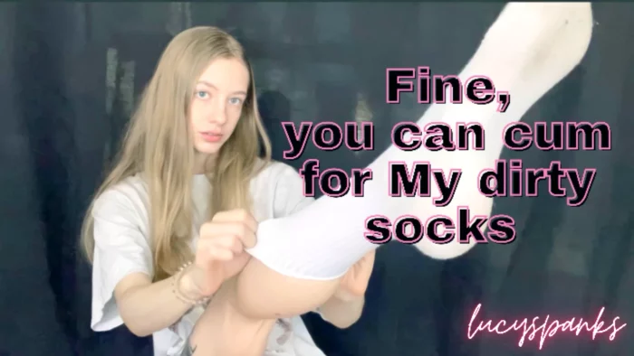 POV Sock Fetish JOI - LUCY SPANKS - MP4