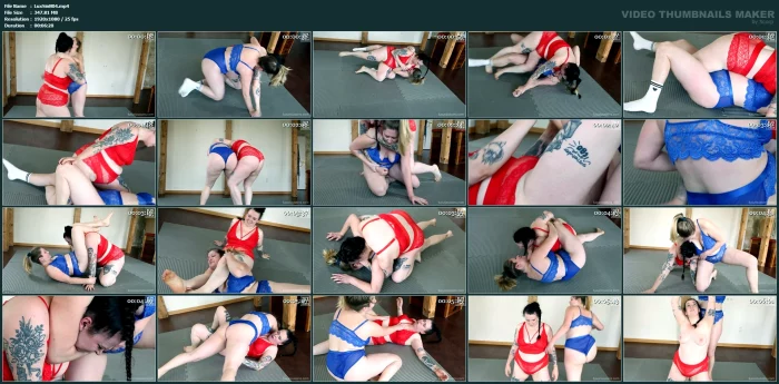 Brutal Playfight Part 2 - Lara Vixette Vs. Ms - LUXURIOUS SINS / BDSM STUDIO LUX - MP4