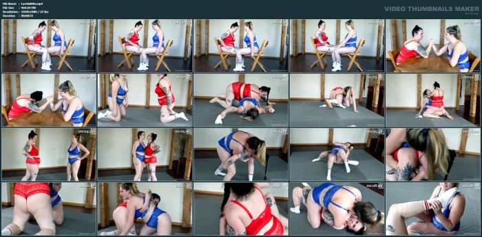 Ms Pepper Vs Lara Vixette - Playfight Female Wrestling Part 1 - LUXURIOUS SINS / BDSM STUDIO LUX - MP4