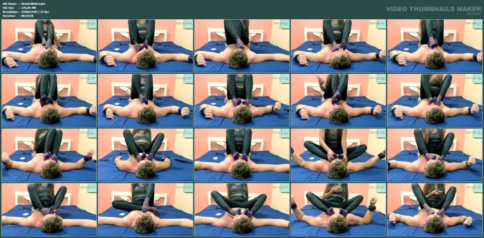 Made To Be Tied Foot Sniffing Pantyhose Slave - MEAN ASIAN WIFE - MP4